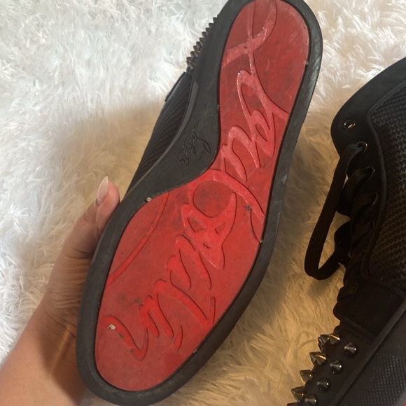 💎 Christian Loubotin Mens Lou Spikes 2 Flat Size 42 - Picture 8 of 17